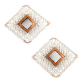 Zoya Wall decor Set of 2 (White)